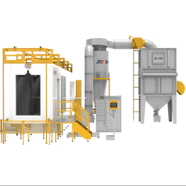 ZEHENG HORIZONTAL LINE POWDER COATING BOOTH SYSTEM